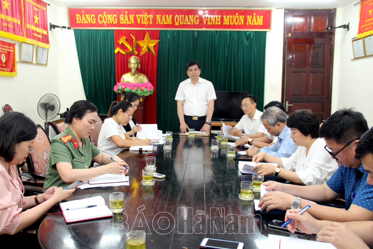 Giao ban khối Tư tưởng – Văn hóa quý I