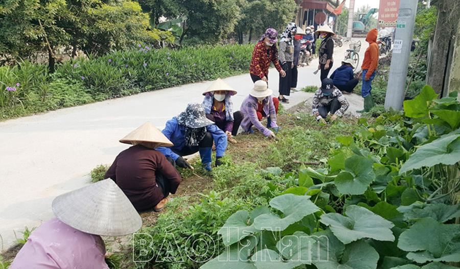 Hội Nông dân Chính Lý chung tay xây dựng nông thôn mới nâng cao