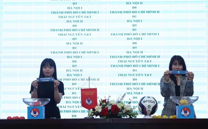 Công bố nhà tài trợ chính và bốc thăm bóng đá nữ vô địch quốc gia 2024