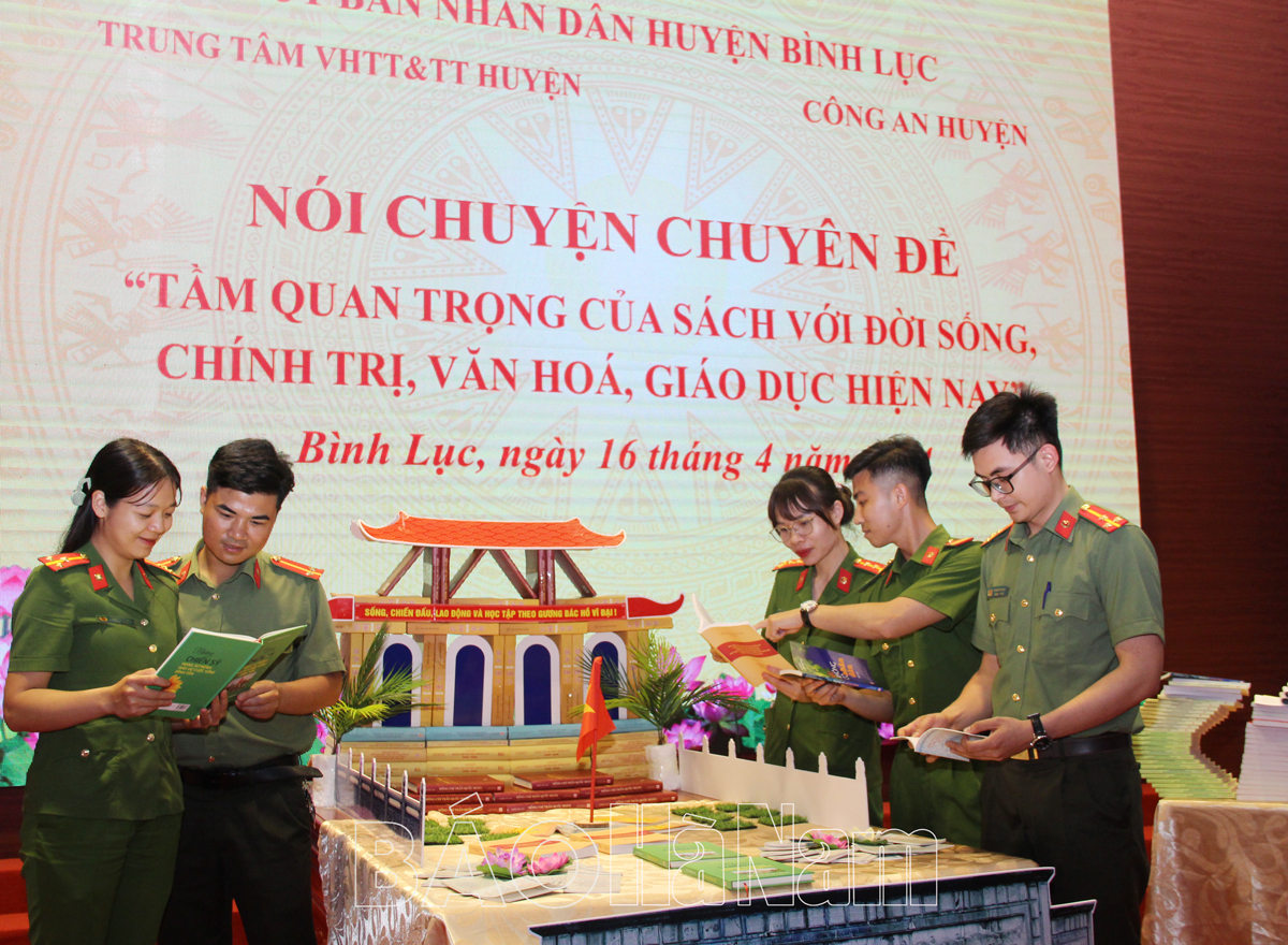 Bình Lục khai mạc Ngày Sách và Văn hóa đọc năm 2024