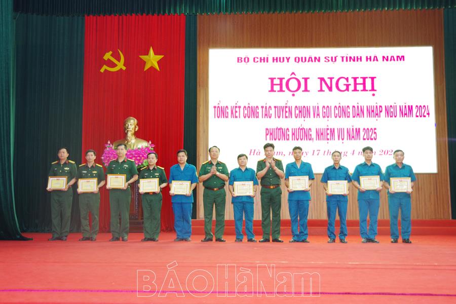 Bộ CHQS tỉnh tổng kết công tác tuyển quân năm 2024