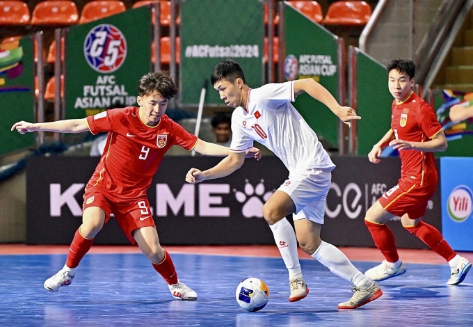 Việt Nam hạ Trung Quốc ở giải futsal châu Á 2024