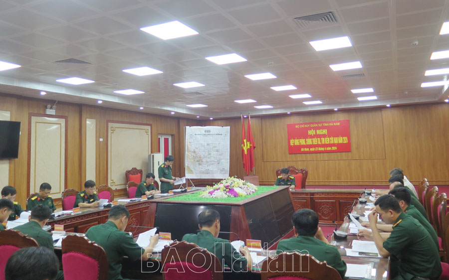 Bộ CHQS tỉnh hiệp đồng phòng, chống thiên tai, tìm kiếm cứu nạn