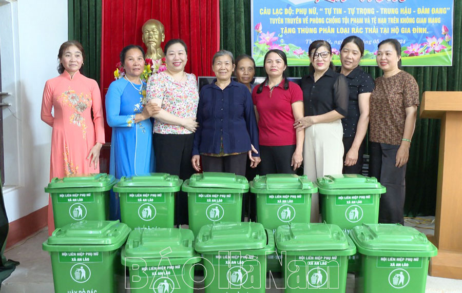 Hội LHPN Bình Lục ra mắt CLB Phụ nữ “Tự tin – Tự trọng – Trung hậu – Đảm đang” tại An Lão