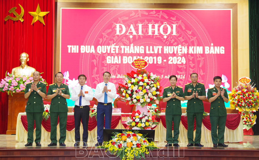 Đại hội thi đua Quyết thắng LLVT huyện Kim Bảng giai đoạn 2019-2024