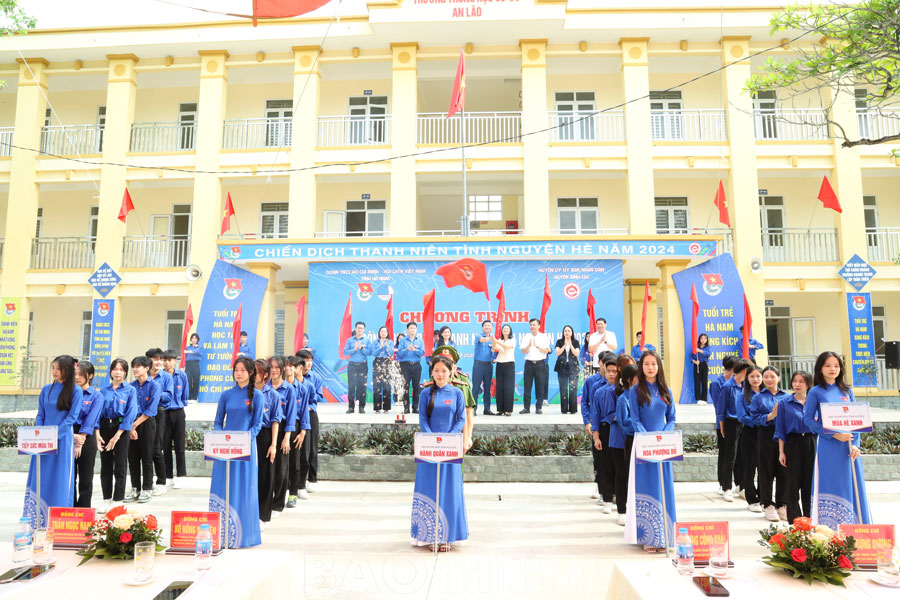 Khởi động Chiến dịch Thanh niên tình nguyện hè 2024