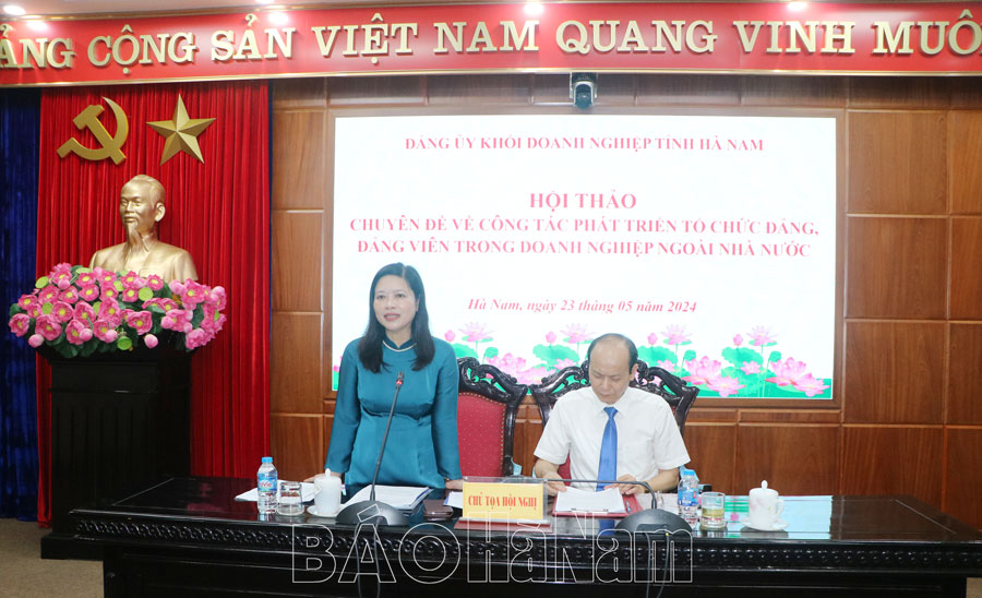 Hội thảo phát triển tổ chức đảng, đảng viên trong doanh nghiệp ngoài nhà nước