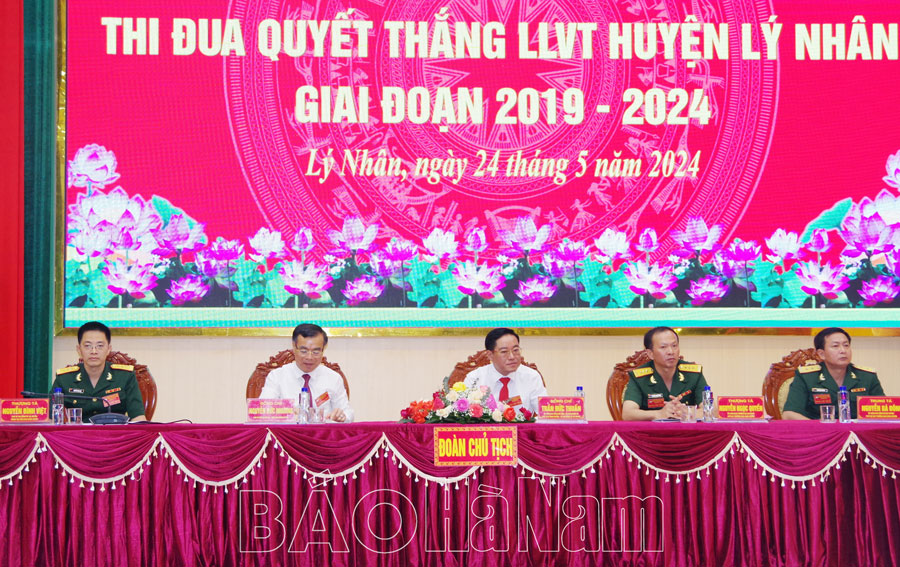 Huyện Lý Nhân tổ chức Đại hội thi đua Quyết thắng giai đoạn 2019-2024