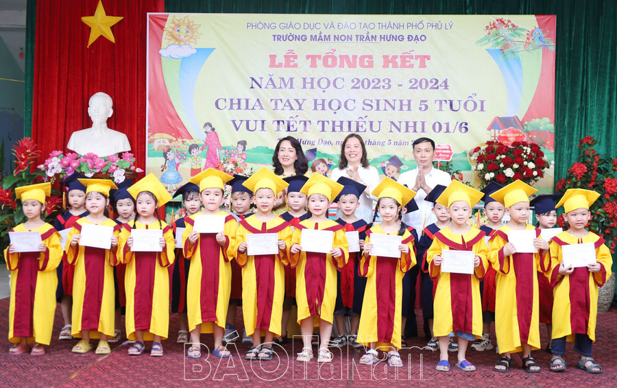 Trường Mầm non phường Trần Hưng Đạo tổng kết năm học 2023-2024