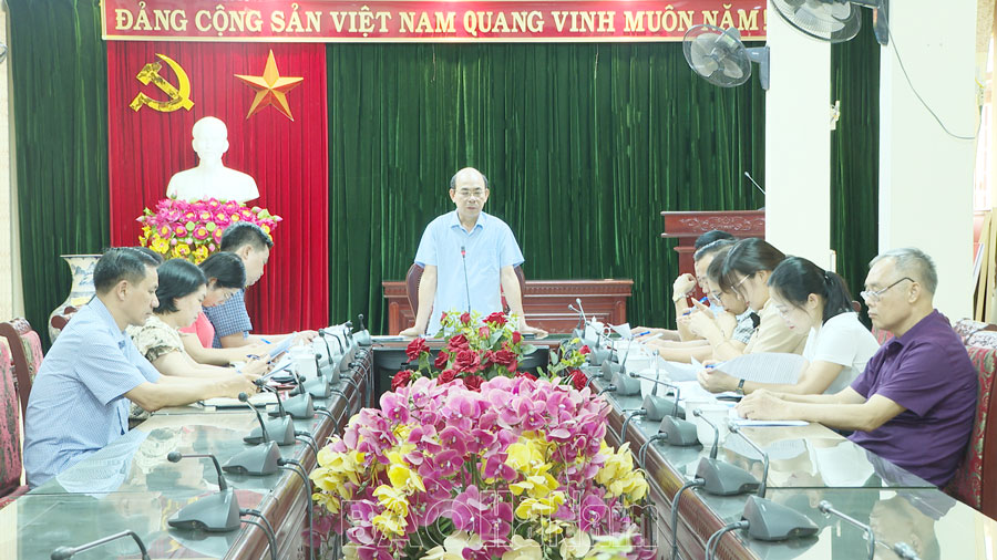 Thanh Liêm họp Tiểu ban tuyên truyền Đại hội đại biểu Đảng bộ huyện lần thứ XXXI, nhiệm kỳ 2025-2030