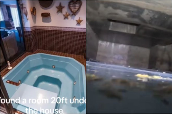 Phát hiện 'căn phòng bí mật' khi sửa nhà