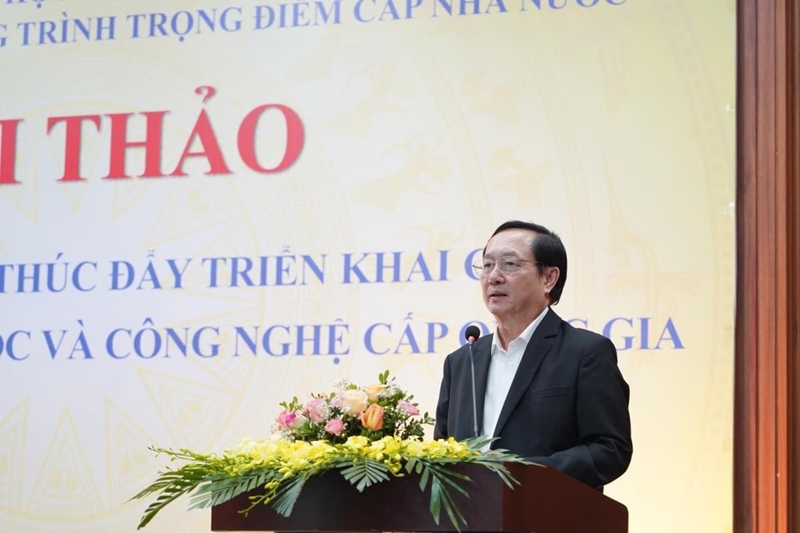 Thúc đẩy các chương trình khoa học và công nghệ cấp quốc gia