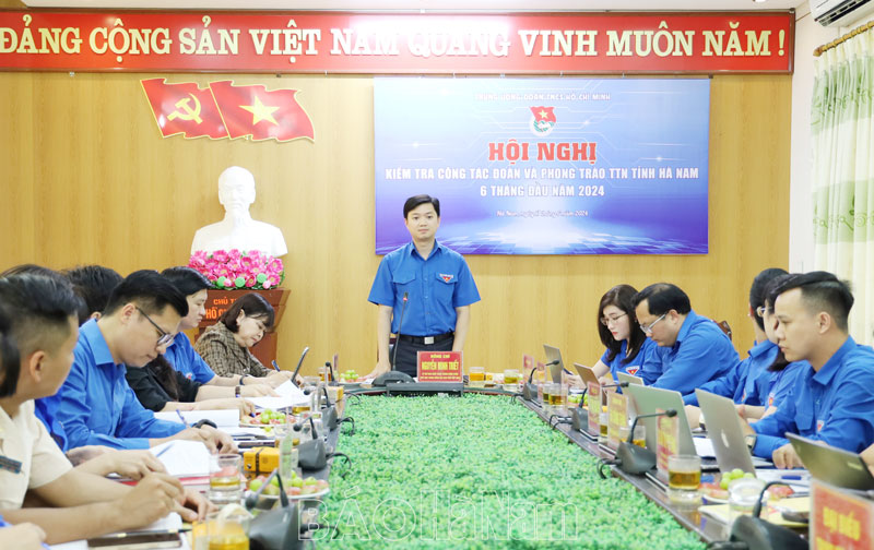 Trung ương Đoàn kiểm tra công tác đoàn và phong trào thanh, thiếu nhi tỉnh 6 tháng đầu năm