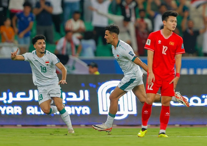 Đội tuyển Việt Nam thua 1-3 trước Iraq ở lượt trận cuối vòng loại World Cup
