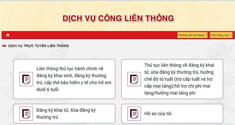 Từ 1/7, giải quyết về khai sinh, khai tử trên môi trường điện tử