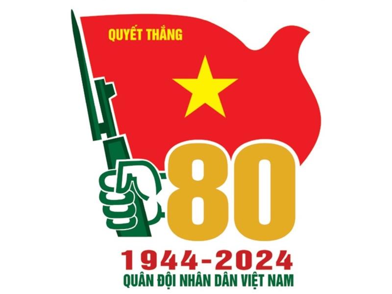 Biểu trưng Kỷ niệm 80 năm ngày thành lập QĐND Việt Nam