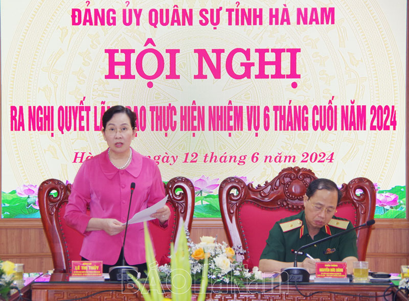 Đảng ủy Quân sự tỉnh ra nghị quyết lãnh đạo thực hiện nhiệm vụ 6 tháng cuối năm