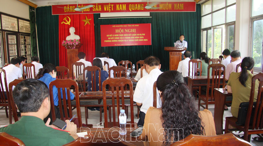 HKH tỉnh sơ kết 5 năm thực hiện Kết luận 49 của Ban Bí thư về công tác khuyến học, khuyến tài