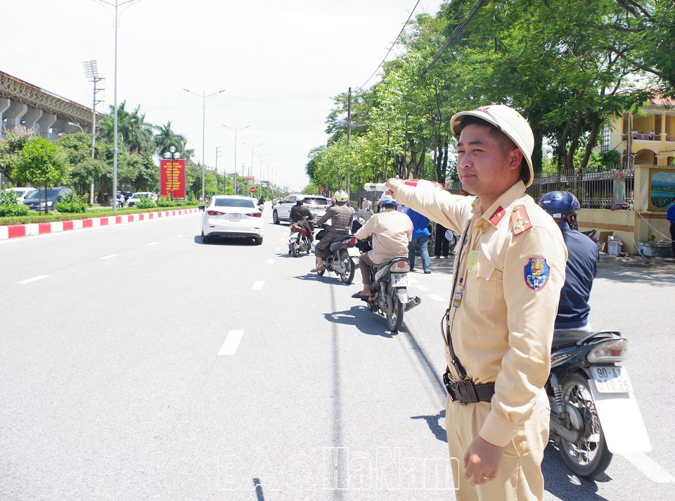 Công an Hà Nam bảo đảm ANTT cho kỳ thi tuyển sinh vào lớp 10 THPT trên địa bàn