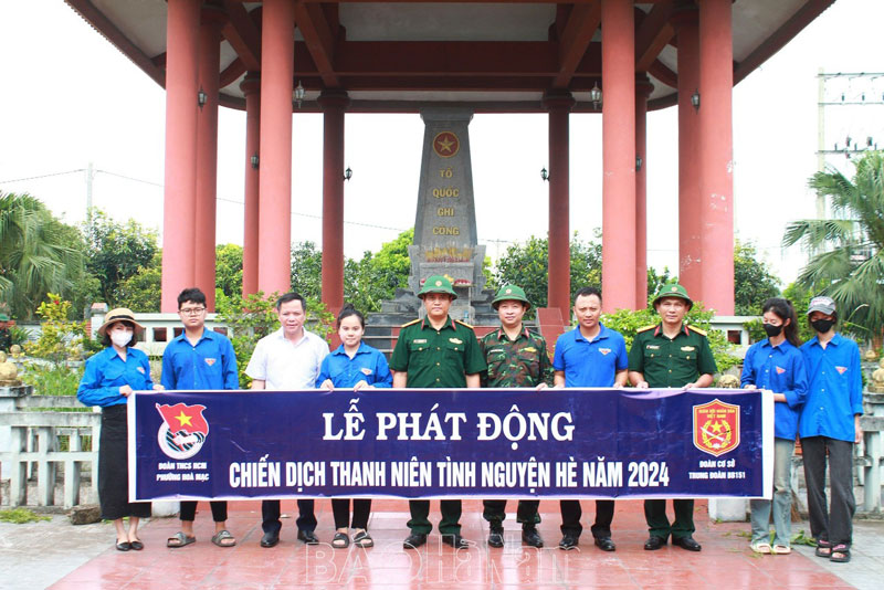 Đoàn Thanh niên Trung đoàn bộ binh 151 phát động hưởng ứng Chiến dịch Thanh niên tình nguyện hè