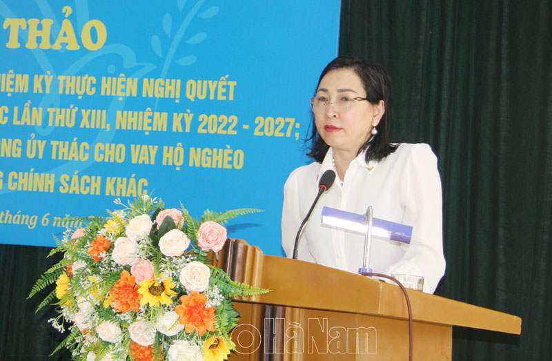 Đoàn công tác Hội LHPN Việt Nam làm việc tại tỉnh Hà Nam