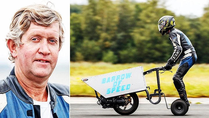 84,6km/giờ - kỷ lịch Guinness của xe cút-kít