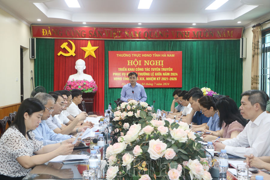 Triển khai công tác tuyên truyền phục vụ kỳ họp thường lệ giữa năm HĐND tỉnh khóa XIX