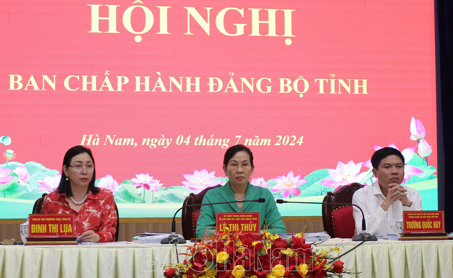 BCH Đảng bộ tỉnh đánh giá kết quả công tác 6 tháng đầu năm và cho ý kiến nhiều nội dung quan trọng