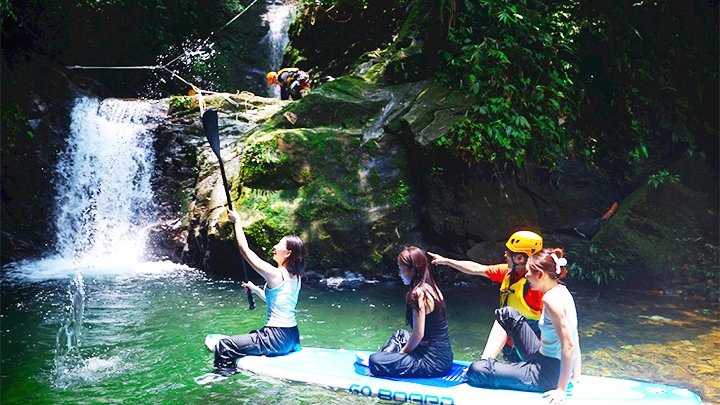 Đến Thái Nguyên, trải nghiệm đu dây, vượt thác Động Tiên