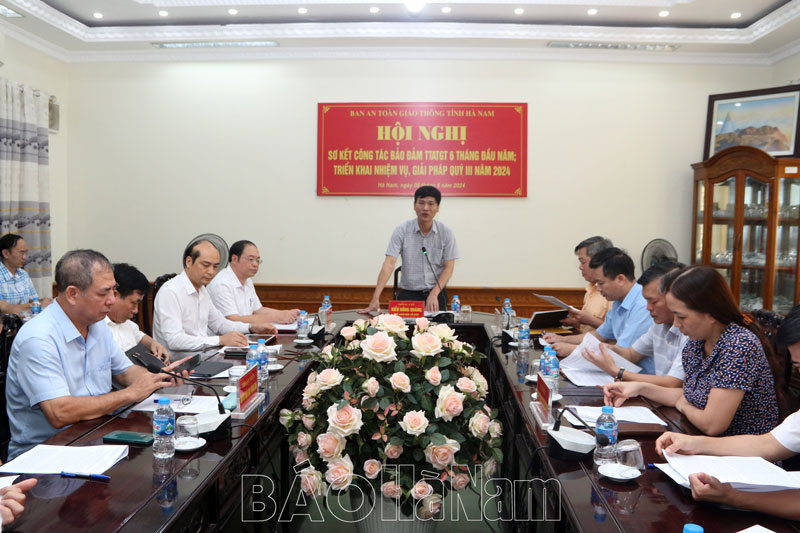 Triển khai công tác bảo đảm trật tự an toàn giao thông quý III/2024