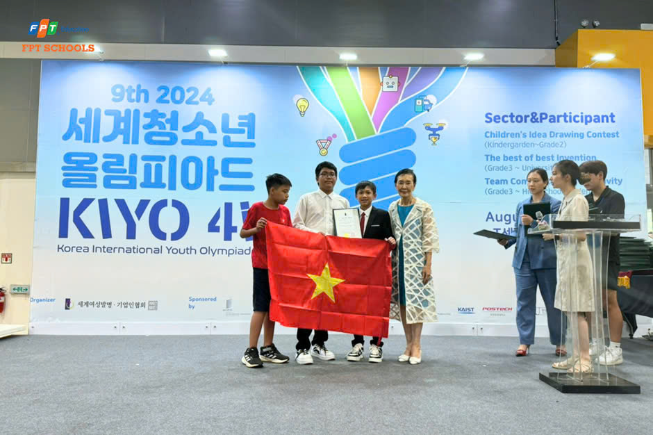 Học sinh FPT School Hà Nam giành giải Bạc tại Olympic Khoa học trẻ Quốc tế 2024