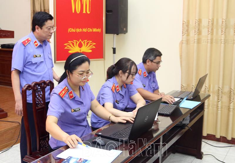 Viện Kiểm sát nhân dân tỉnh tổ chức cuộc thi “Báo cáo án hình sự bằng sơ đồ tư duy”