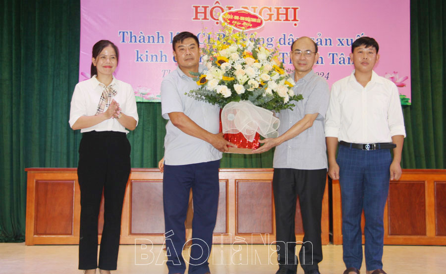 Hội Nông dân xã Thanh Tân ra mắt CLB nông dân sản xuất, kinh doanh giỏi
