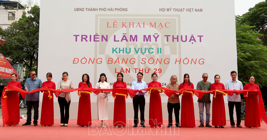 Khai mạc Triển lãm Mỹ thuật khu vực Đồng bằng sông Hồng lần thứ 29