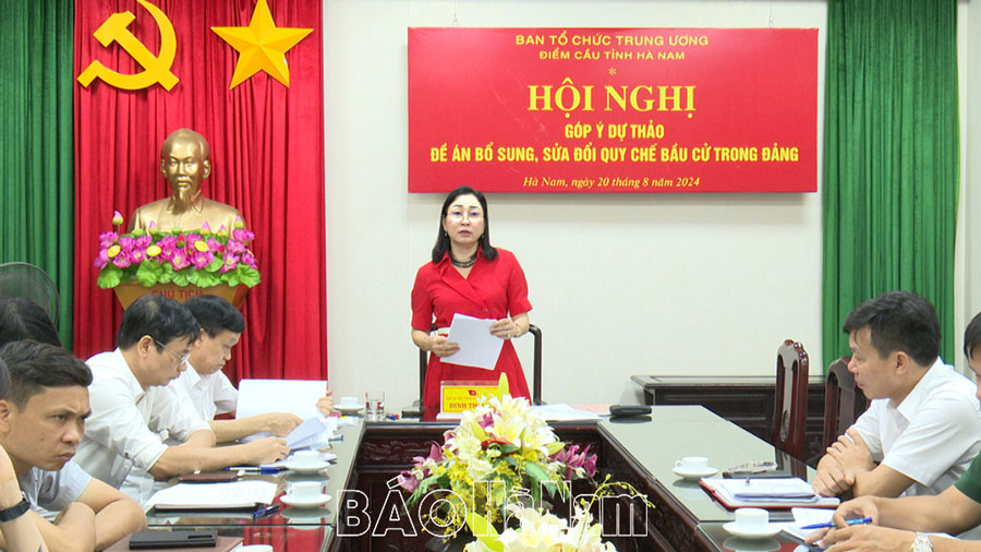 Góp ý dự thảo Đề án bổ sung, sửa đổi Quy chế bầu cử trong Đảng