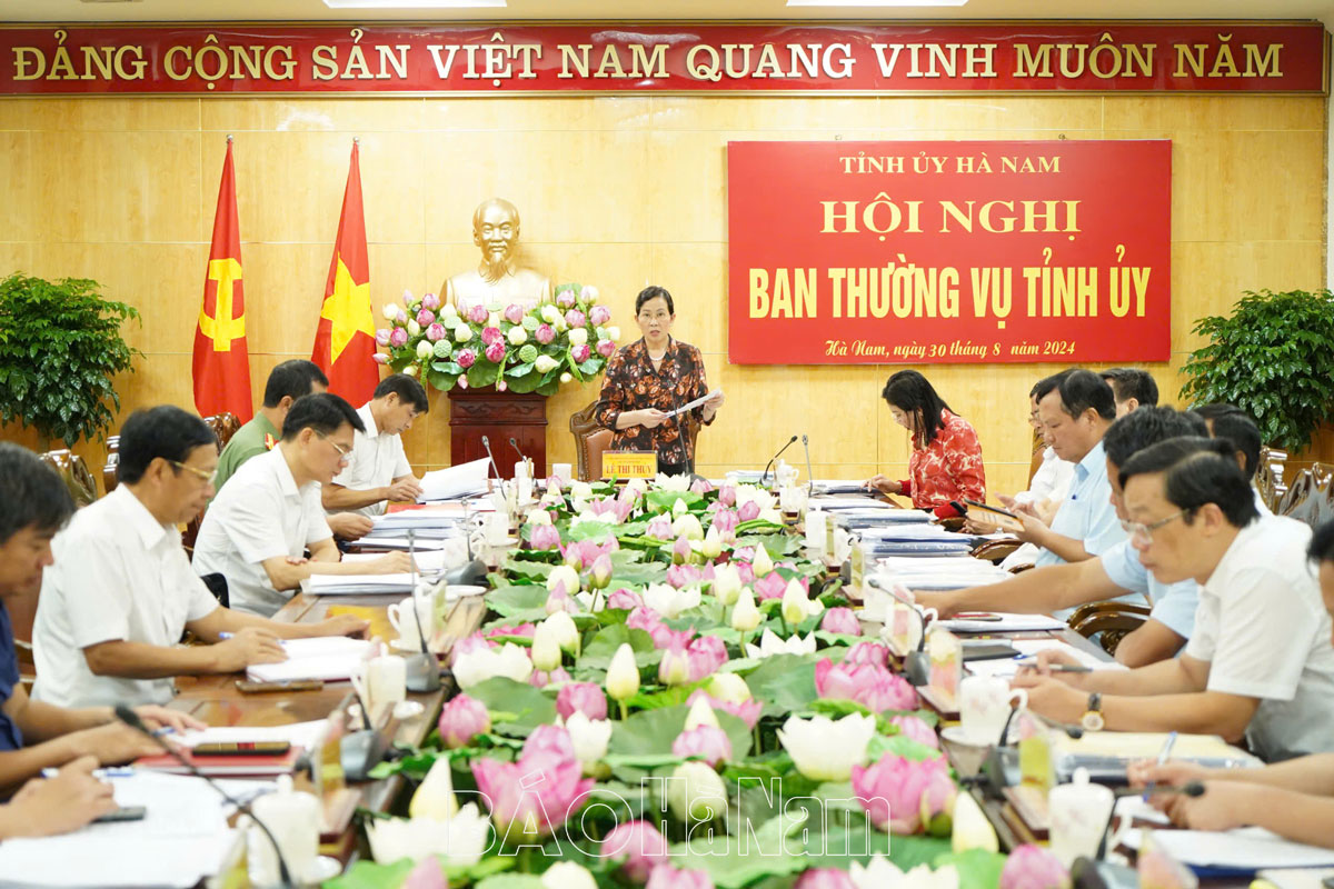 BTV Tỉnh ủy cho ý kiến, cho chủ trương các nội dung thuộc thẩm quyền