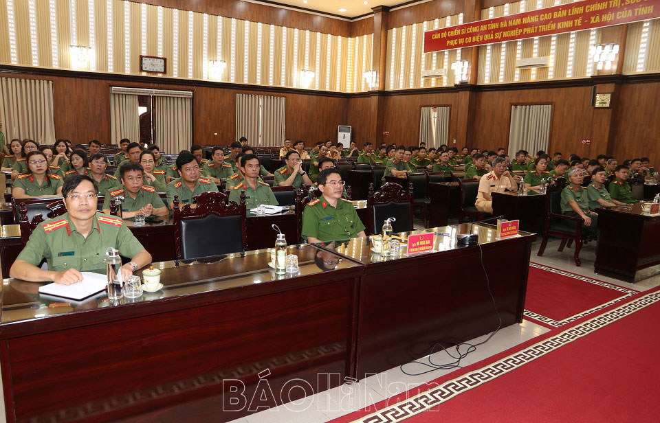 Công an tỉnh Hà Nam triển khai Kế hoạch ứng phó khẩn cấp với bão số 3 và mưa lũ