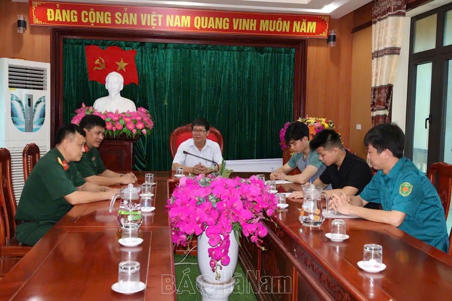 Thanh niên Kim Bảng sẵn sàng tình nguyện lên đường nhập ngũ