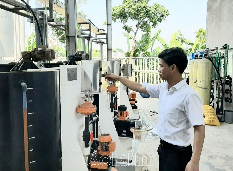 Sản xuất nước sạch từ nguồn nước mặt sông Hồng