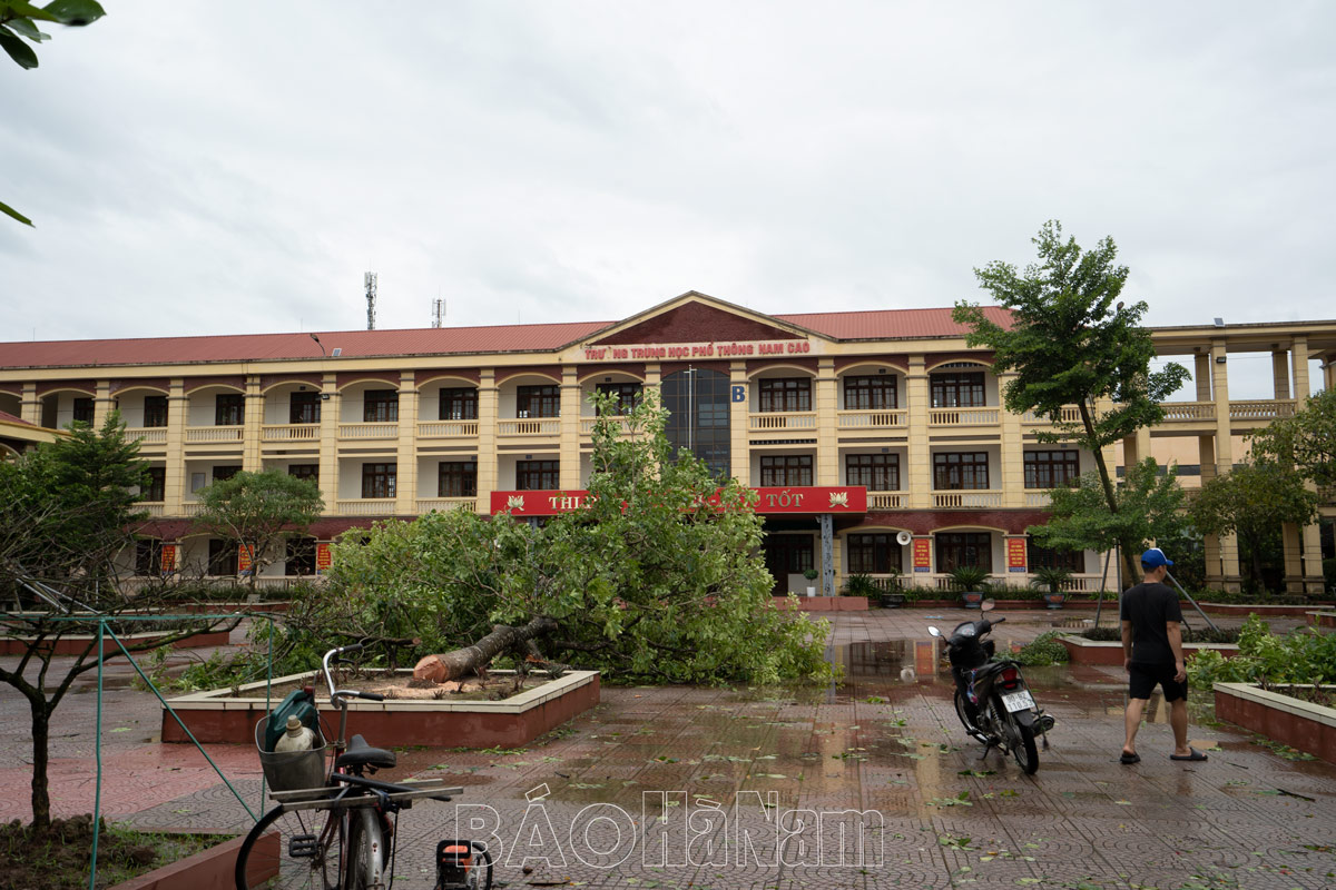 Học sinh, trẻ mầm non ở 32 trường, điểm trường ở Hà Nam nghỉ học để tránh lũ lụt