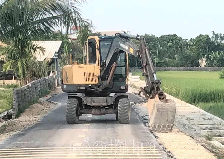 Đinh Xá đầu tư xây dựng đồng bộ hệ thống hạ tầng giao thông