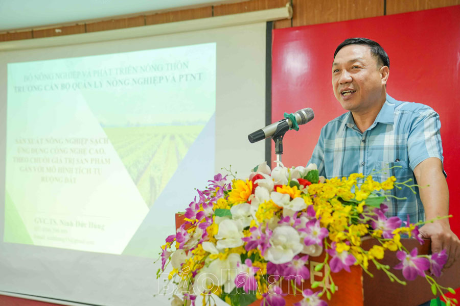 Tập huấn nâng cao năng lực khu vực kinh tế tập thể, hợp tác xã