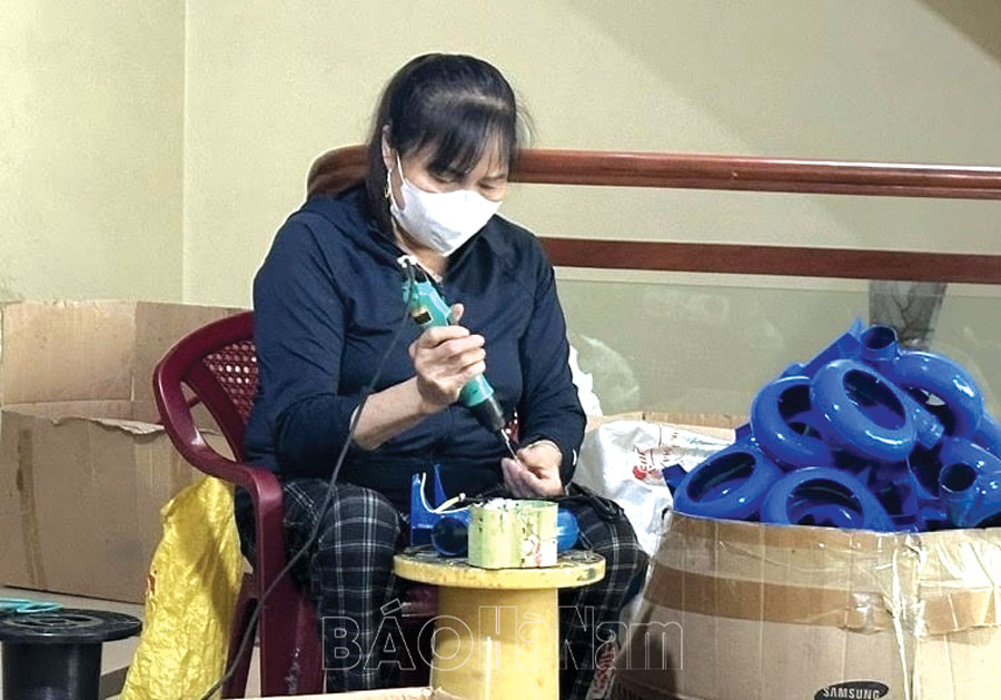 Quan tâm giải quyết việc làm cho hội viên người khuyết tật