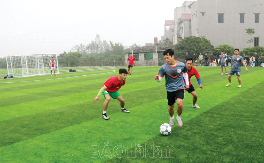 Lan tỏa phong trào luyện tập môn bóng đá ở Lý Nhân