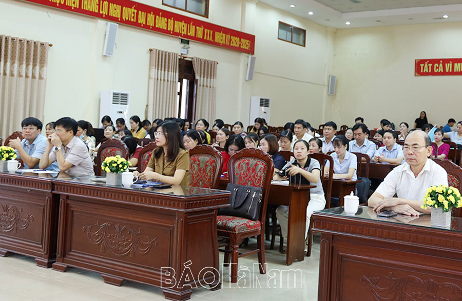 LĐLĐ huyện Thanh Liêm tập huấn công tác quản lý tài chính, tài sản công đoàn