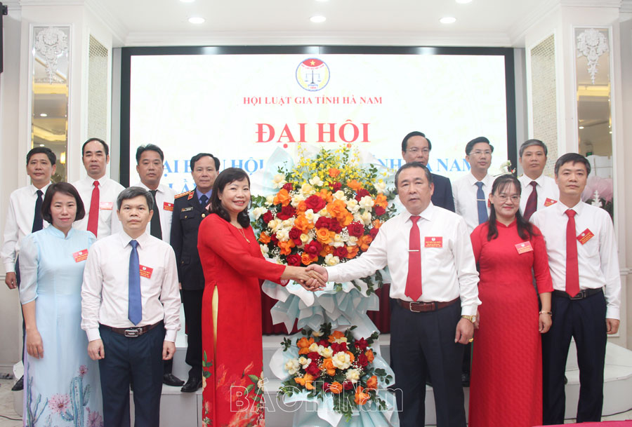 Đại hội Đại biểu Hội Luật gia tỉnh Hà Nam lần thứ VI nhiệm kỳ 2024-2029