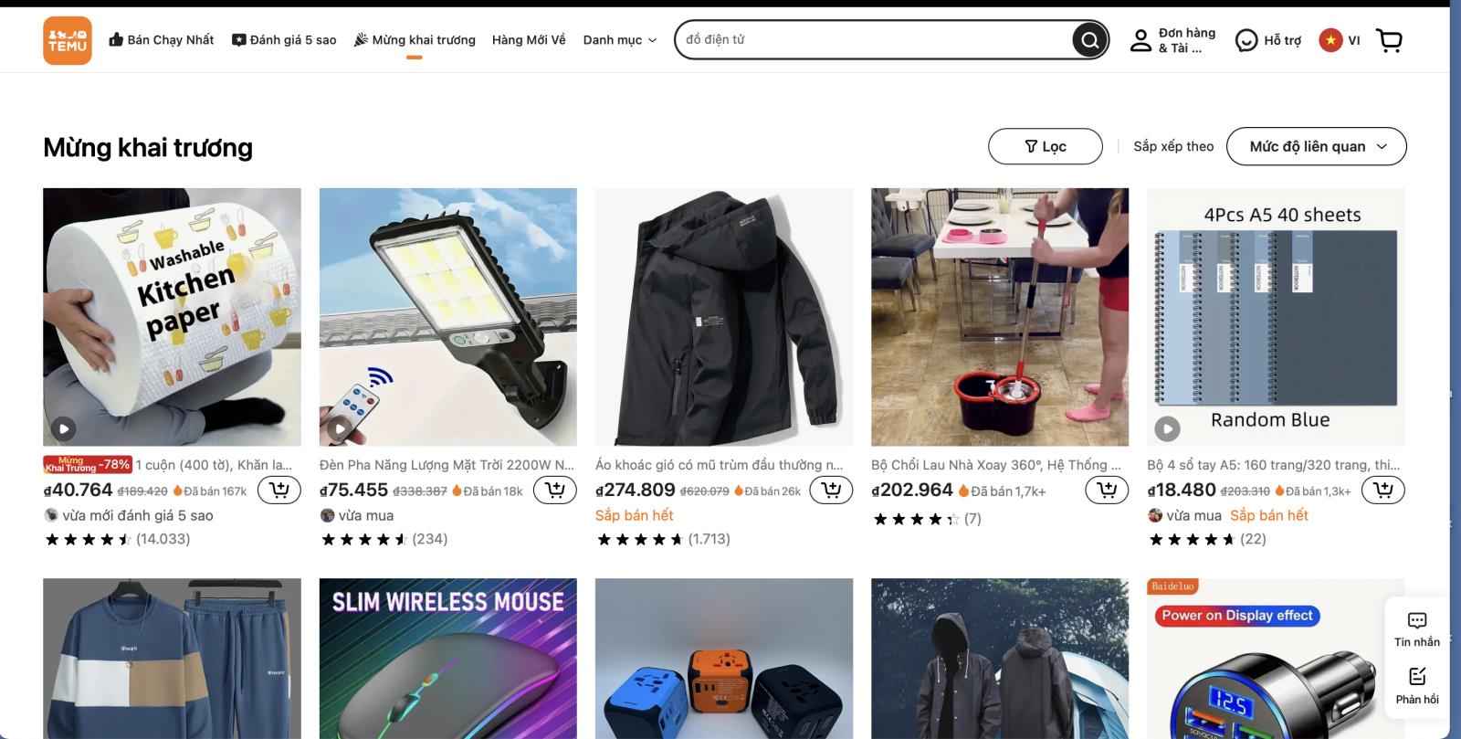 Hàng giá rẻ tràn lan sàn Temu gây cạnh tranh bất bình đẳng với sản xuất trong nước