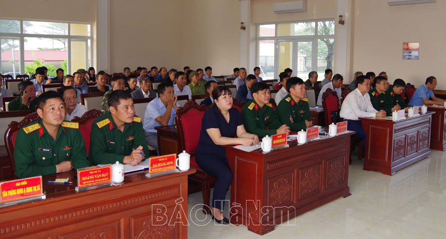 Duy Tiên bồi dưỡng kiến thức quốc phòng và an ninh cho trưởng các họ tộc