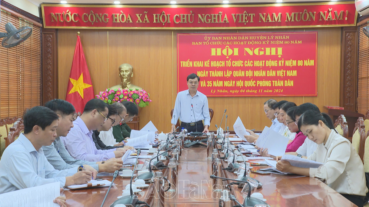 Lý Nhân triển khai hoạt động kỷ niệm 80 năm Ngày thành lập Quân đội nhân dân Việt Nam
