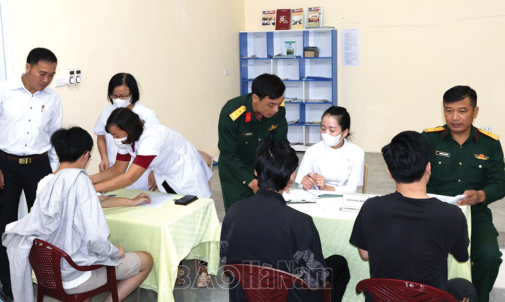 Tuổi trẻ Phủ Lý sẵn sàng nhập ngũ